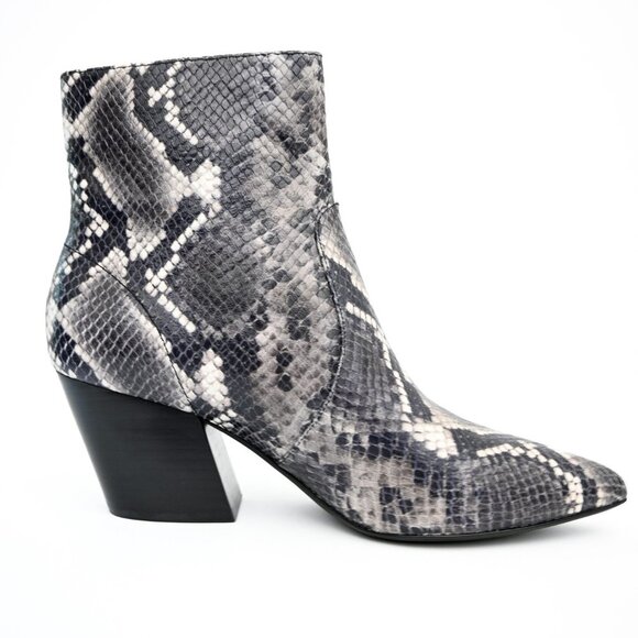 AllSaints Snake Skin Booties - Picture 4 of 8